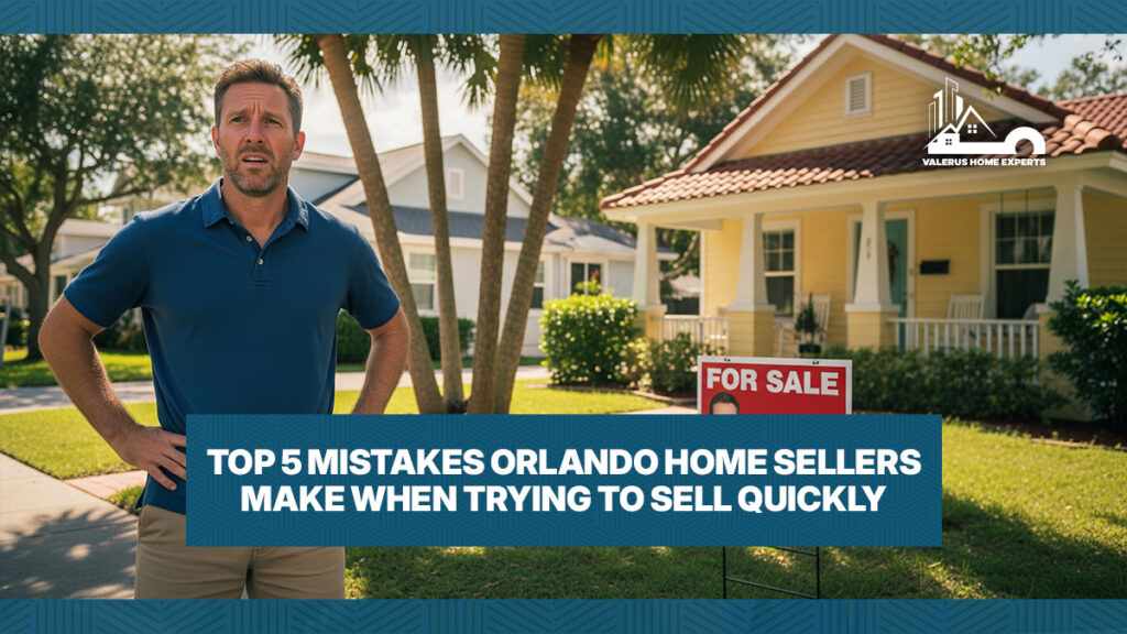 Top 5 Mistakes Orlando Home Sellers Make When Trying to Sell Quickly
